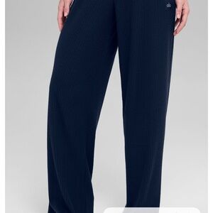 ALO Yoga Women's Dark Blue Wide Leg Pants